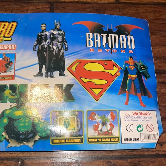 Vintage bootleg super hero Superman Batman figure figure one lot set - Picture 6 of 10
